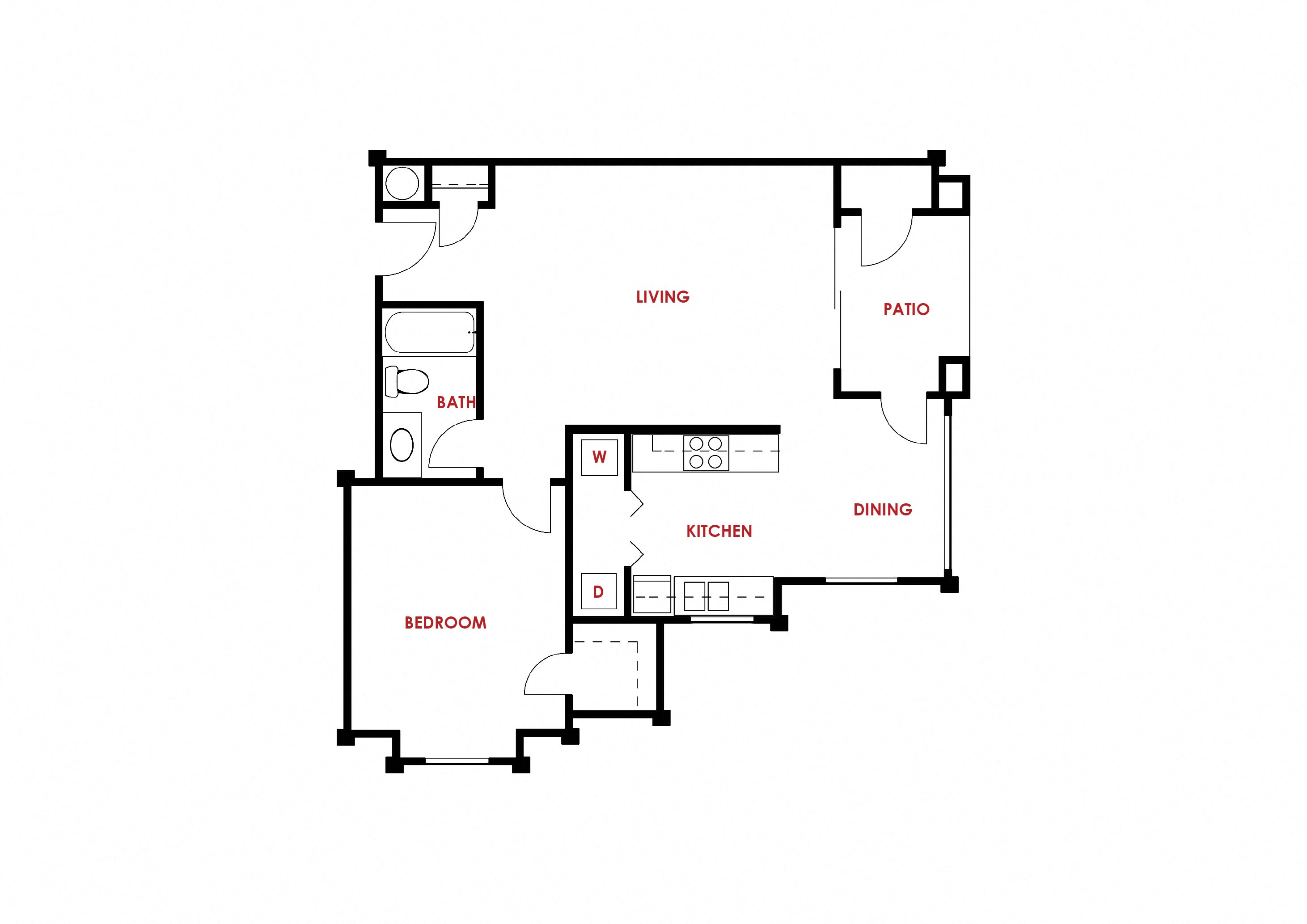 One Bedroom, One Bathroom One Bedroom, One Bathroom
